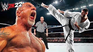 Karate Master vs. Goldberg (WWE 2K24)  Rematch