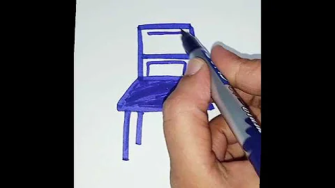 H Letter Se Chair Drawing #chaltefirteart #art #artdrawing