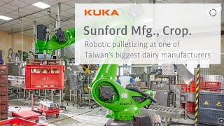 Robotic palletizing at one of Taiwan's biggest dairy manufacturers screenshot 2