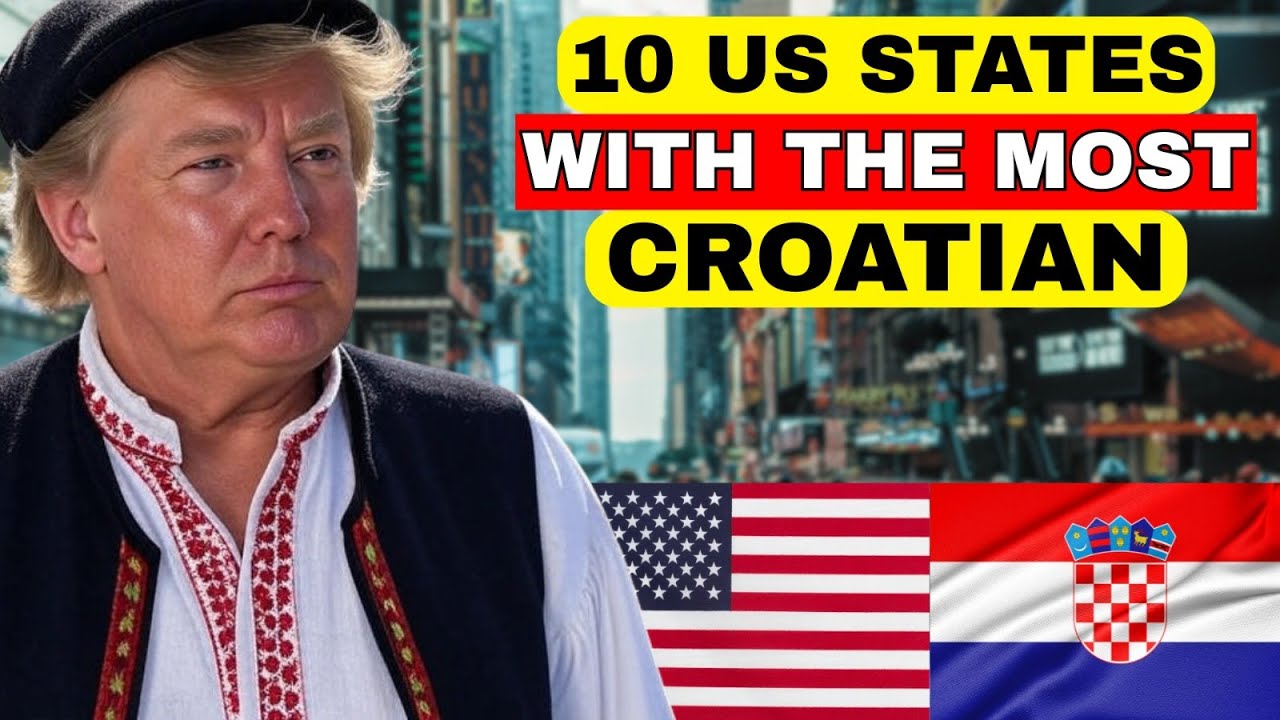 TOP 10 US States With the Highest CROATIAN Population