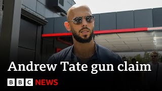 Andrew Tate accused of putting gun in woman’s face, court documents show | BBC News
