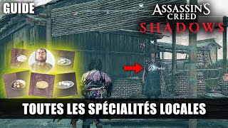 Assassin's Creed Shadows: Toutes les Spécialités Locales (Nourriture Hong) Réflexion Culinaire GUIDE screenshot 1