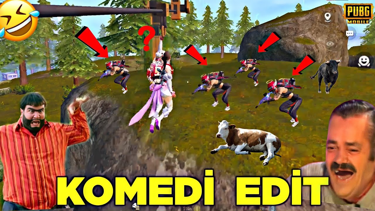 WOW 😱 KOMEDİ EDİT – %99 GÜLMEMEK İMKANSIZ – PUBG MOBİLE KOMİK MONTAJ