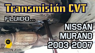 Nissan Murano CVT 2003-2007 Transmission Fluid Change 2004 Nissan Murano Cvt Transmission Fluid Transmission Oil Filter Change
