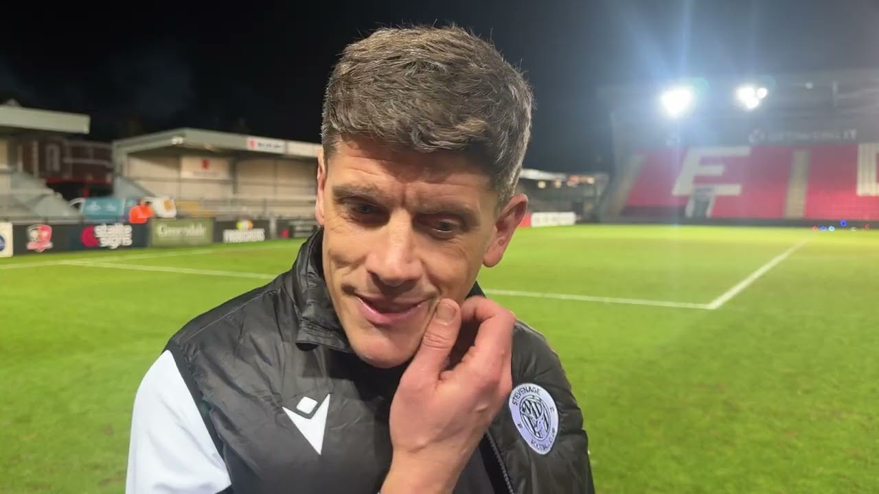 Alex Revell's reaction | Exeter City 3-0 Stevenage