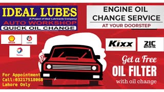 Oil Change at IDEAL LUBES & Your doorstep/Tour de IDEAL LUBES/#Oilchange #Tuning #Breakservice