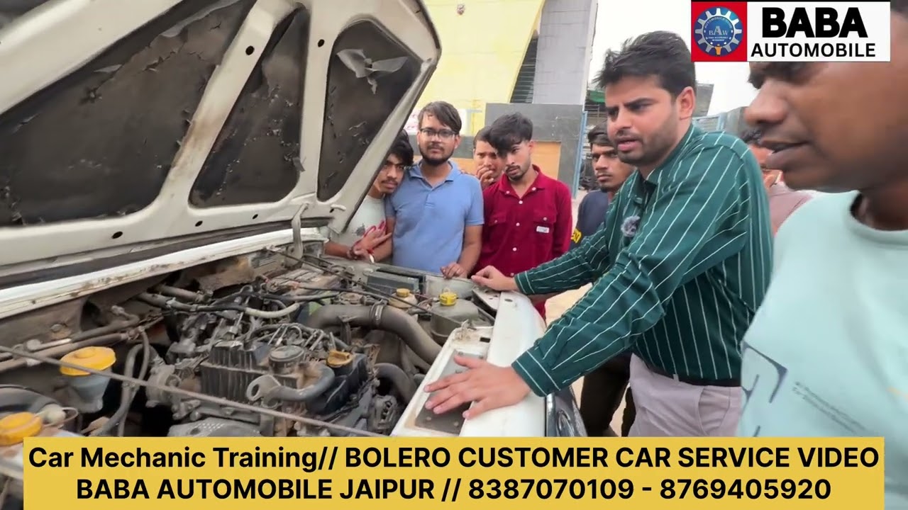 Mahindra Bolero Cam sensor Problem // Car Mechanic Training // Baba Automobile Jaipur