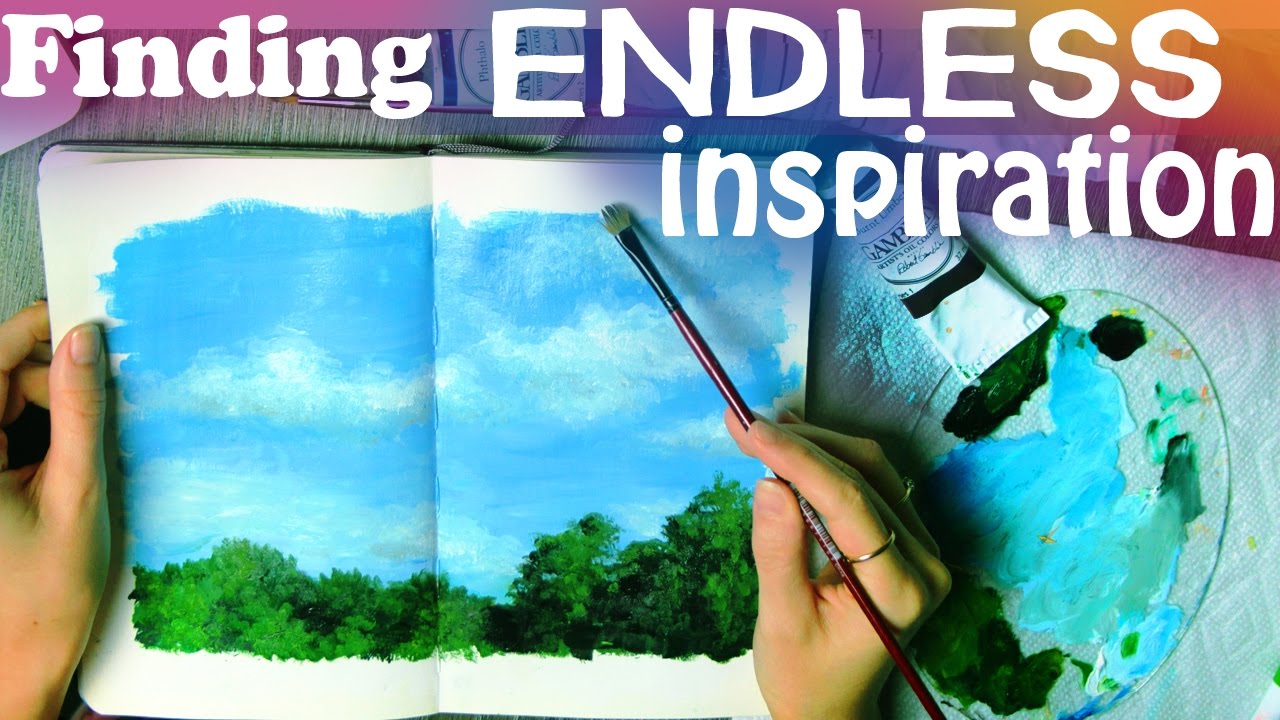 How to always be inspired to make art | Sketchbook Sunday Episode 10