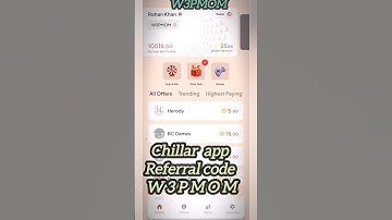 Chillar app Referral code | Referral code | earning app | earning money | chillar app ka Referral cd