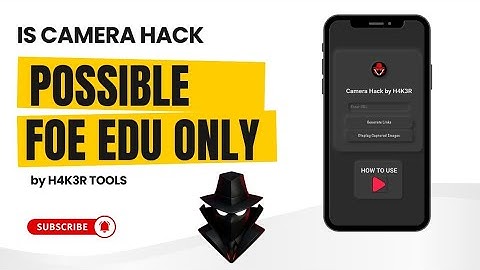 ⚡📱 Camera Hacked via My App?! | Ethical Security Awareness 🔒