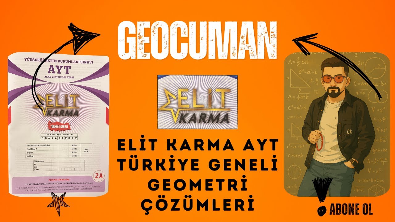 ELİT KARMA YAYINLARI TÜRKİYE GENELİ AYT GEOMETRİ(A) #yks #tyt #keşfet #shortvideo #parafyayınları
