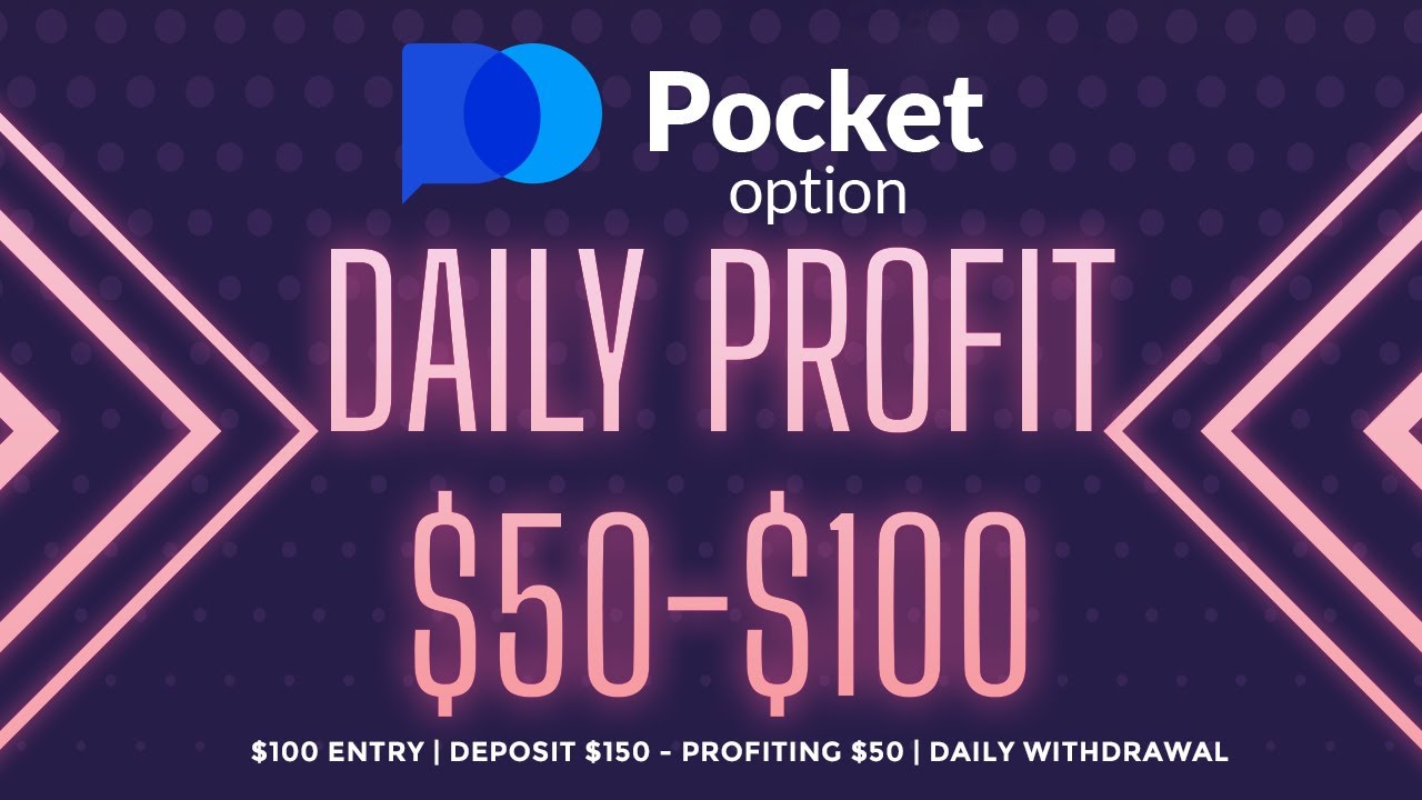 EASY PROFIT 50100 Daily Pocket Options Trading YouTube