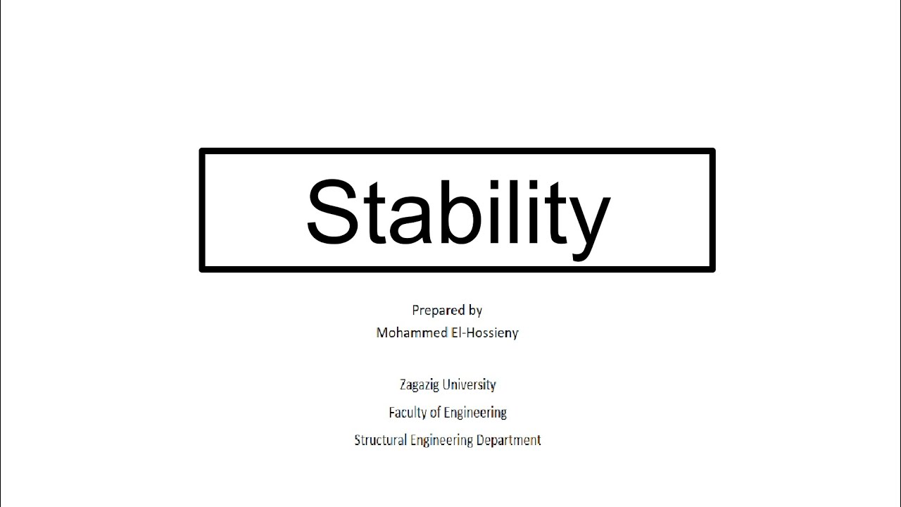 Stability and Determinacy of Structures