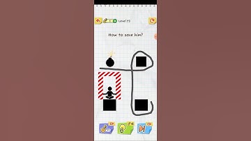 Draw 2 Save Stickman Puzzle Level 73: How to save him