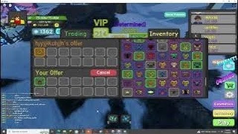 Double W trade 3, Dungeon Quest trading