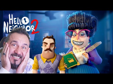 HELLO NEIGHBOR 2 KÜTÜPHANECİ TEYZE'DEN KAÇIŞ!  | HELLO NEIGHBOR 2 OYNUYORUZ 11. bölüm