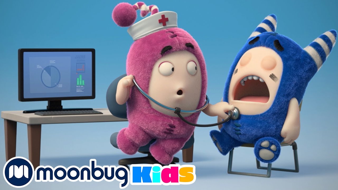 ⁣Going To The Doctors - Sick!! | @Oddbods | Funny Cartoon For Kids