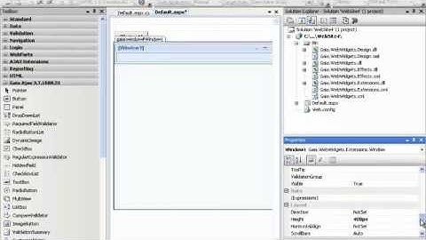 How to use ASP.NET Gaia Ajax Widget