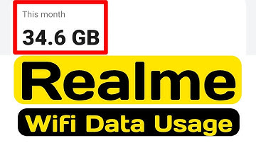 How to Show WiFi Data Usage on Realme || Realme me WiFi Data Usage Kaise Check Kare