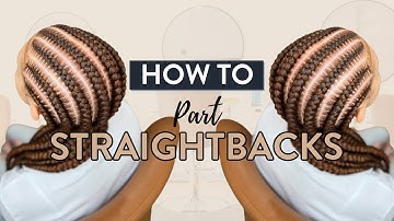 How to Part Straight backs 🙌🏾 | Even if you