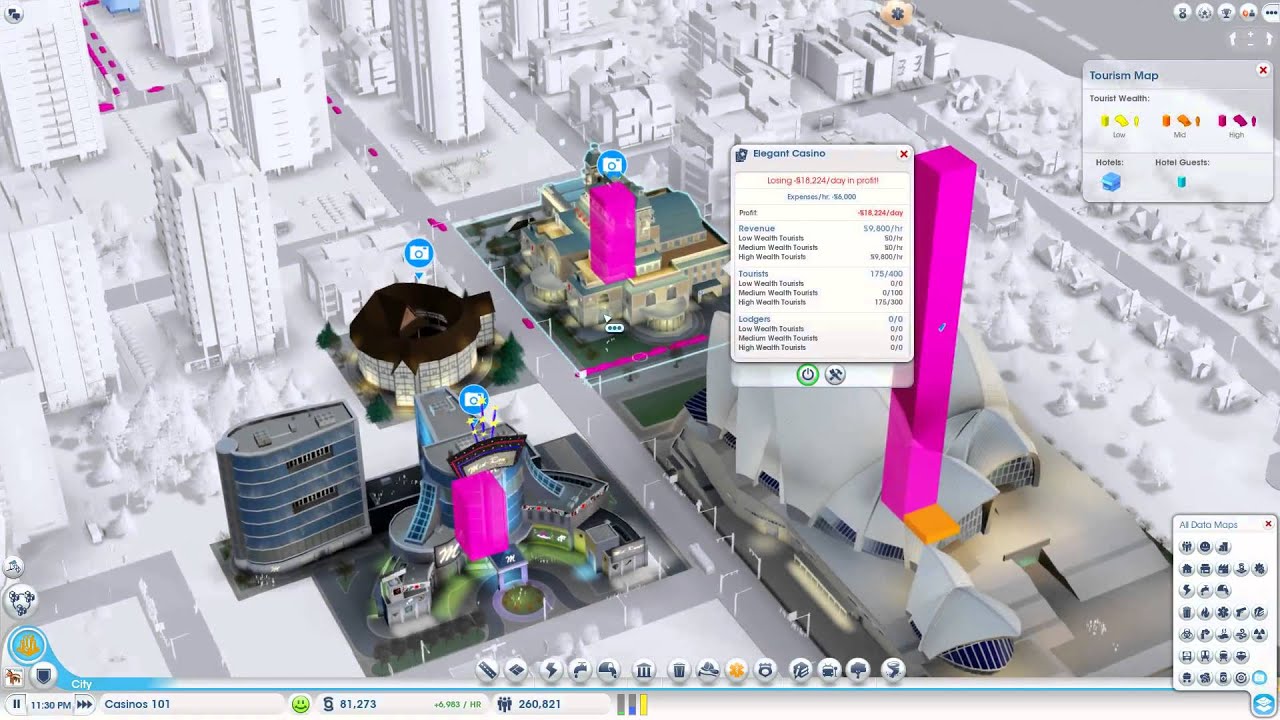 Simcity 5 casino city tutorial