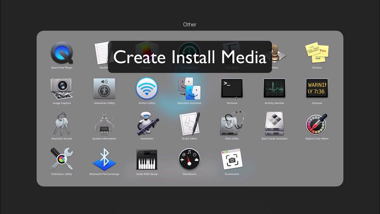 Os x install. Installing operating system.