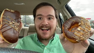 Krispy Kreme Twix Doughnuts Review: I Guess We Can Stuff Anything Into A Doughnut Now