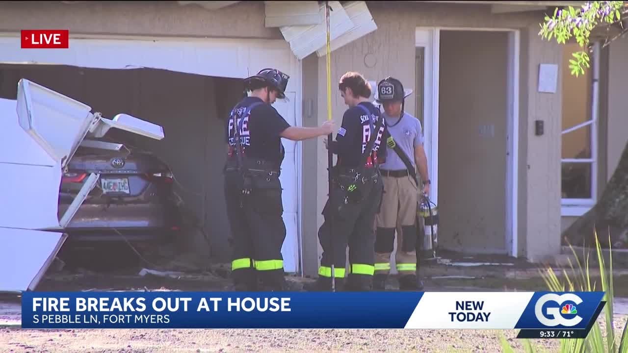 South Trail Fire crews respond to house fire in Lee County - YouTube
