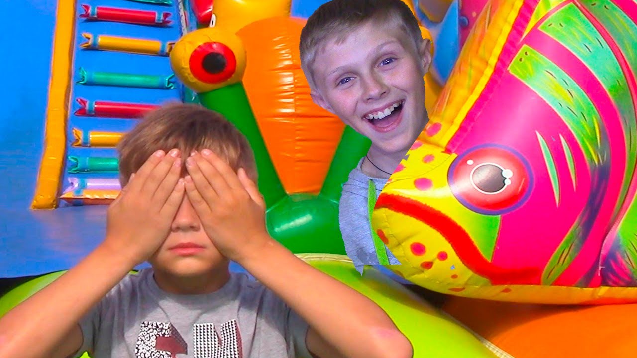 Прятки на БАТУТАХ BEST HIDE AND SEEK SPOT IN TRAMPOLINE PARK! - YouTube