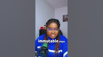 Mutable vs Immutable objects in Python #coding