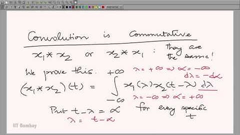 EE210x S135 Commutativity of Continuous and Discrete Convolution Setting up a Continuous Convolution