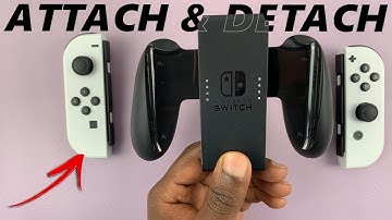 Nintendo Switch: How To Attach / Detach JoyCons On Controller Grip