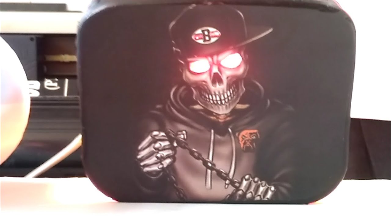 Latest Trending Modified Bike Back light Ghost Joker Blinking eye