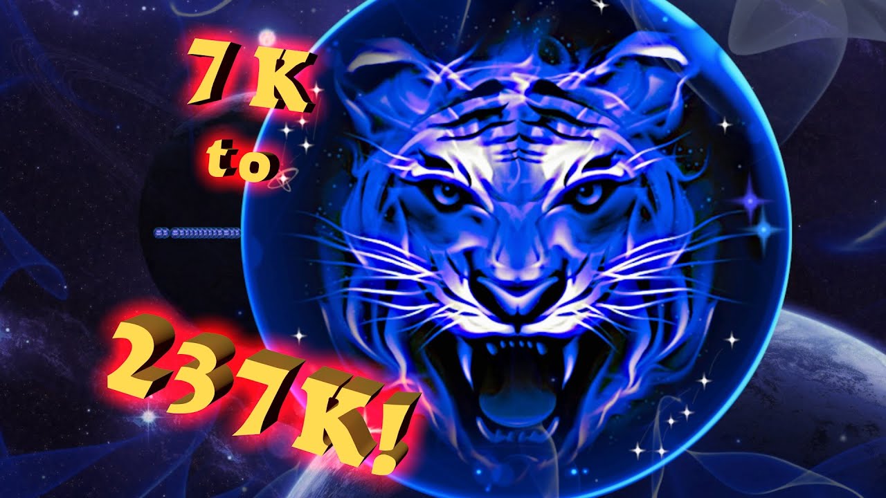 Agma.io 🐯⭐ SpaceTiger 7K to 237K Reverse. My Best Video & Level100