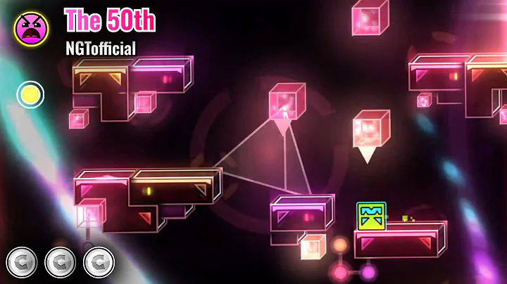 "The 50th" by NGTofficial (3 coins) | Geometry Dash.