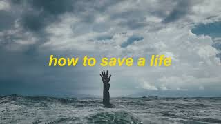 how to save a life by omgkirby (slowed + reverb) Resimi