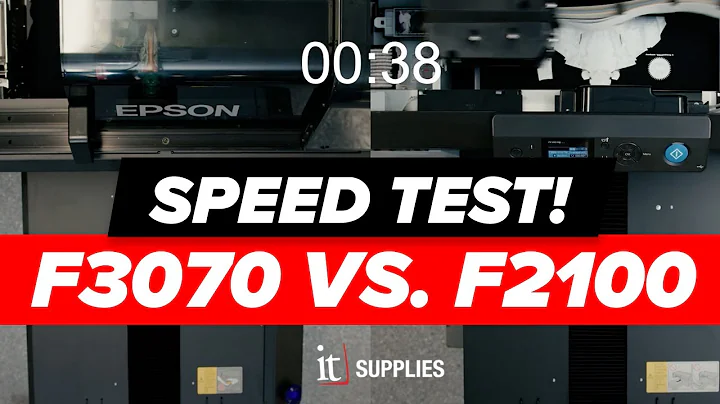 EPSON SureColor F3070 vs. EPSON SureColor F2100 | DTG Speed Test