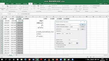 Random Number Generation in Excel