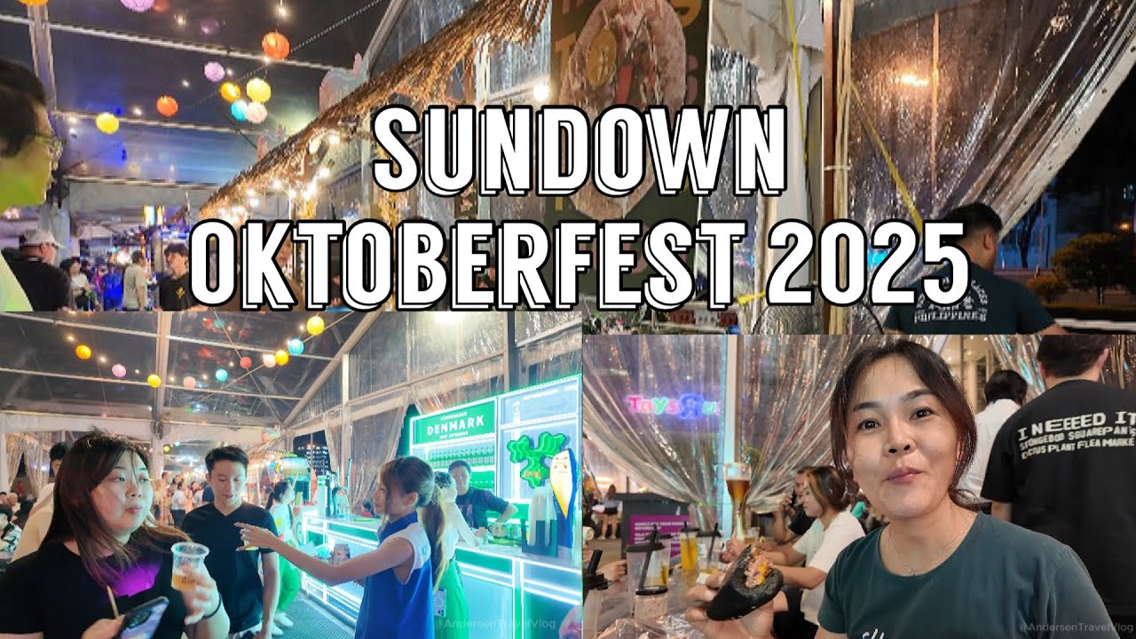 Весенний закат Октоберфеста 2025 | Оживлённое ночное празднование в Кучинге! 🇲🇾