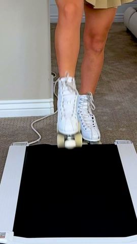 Rollerskating On A Treadmill