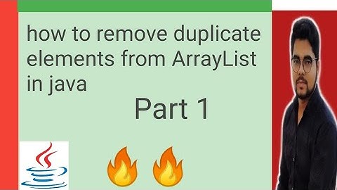 how to remove duplicate elements from ArrayList in java || in hindi || Shyam Sundar