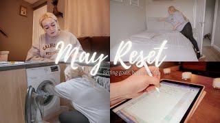 May Reset! // Setting Goals, Spring Cleaning \u0026 Making Content Plans!