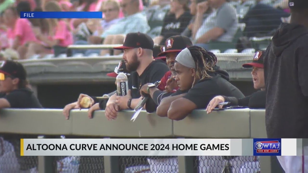 Altoona Curve release 2024 home schedule, opening night YouTube