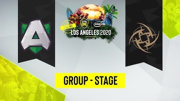 [ESL ONE LA] Alliance vs NiP -  Game 3 - Group Stage
