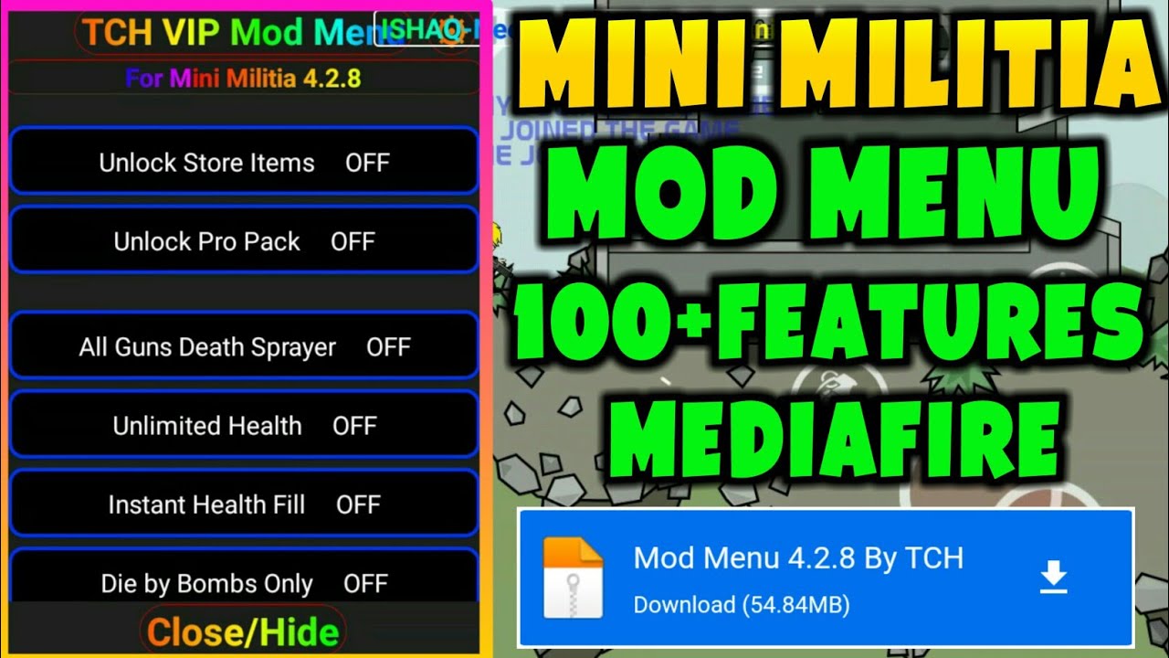 Mini militia 4.2.8 mod menu