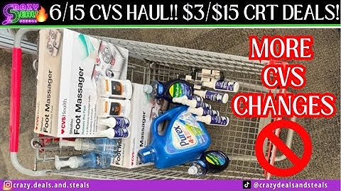 🔥6/15 CVS HAUL👏 MORE CVS CHANGES! $3/$15 CRT & 90% CLEARANCE‼️6/15 CVS Couponing #cvsdeals #cvshaul