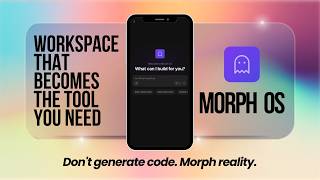 I Built an OS That Creates Apps While You Chat! (Morph OS Demo) 🚀 screenshot 5