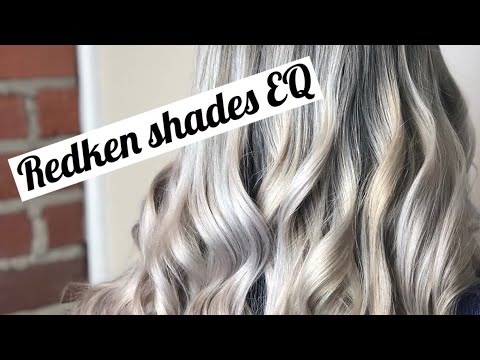 Silver Hair Using Redken Shades Eq You Silver Hair Using Redken Shades Eq, Shades Eq Cover Gray Hair