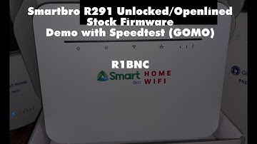 Part 2 Smartbro Boosteven R291 Openline Speedtest (GOMO) Preview