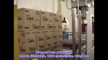 Fuji robot   1800cycles hr box palletizing EC 201